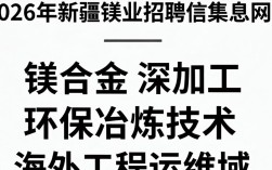 新疆镁业招聘信息网，新疆镁业最新招聘信息