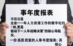 人事年度报表怎么做？人事年度报表模板免费下载