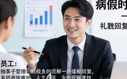 员工病假请求如何专业礼貌回复？附话术模板吗？