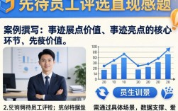 先进员工评选案例怎么写？附优秀范文与写作技巧