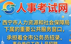西宁人事考试网官网入口，2024年青海西宁人事考试报名时间