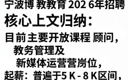 宁波吉博教育招聘是真的吗，宁波吉博教育招聘信息