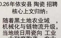 依安县陶瓷招聘，依安县陶瓷厂最新招聘信息