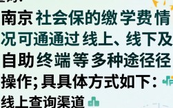 南京社保缴费怎么查？个人/网上/线下查询方法详解