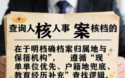 怎样查询人事档案