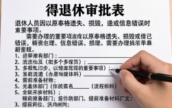 退休审批表丢了怎么补办？需要准备哪些材料？