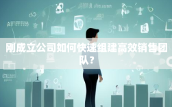 刚成立公司如何快速组建高效销售团队？