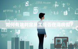 如何有效识别员工是否在虚假休病假？
