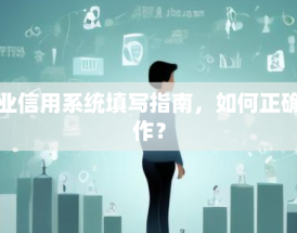 企业信用系统如何正确填写？操作指南与常见问题解答