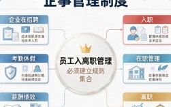 人事管理制度有哪些，企业人事管理规章制度分类详解