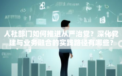 人社部门如何推进从严治党？深化党建与业务融合的实践路径有哪些？