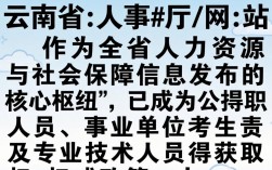云南省人事厅网站是哪个？云南省人事厅官网登录入口