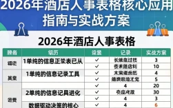 酒店人事表格怎么做？酒店人事表格下载及招聘模板大全