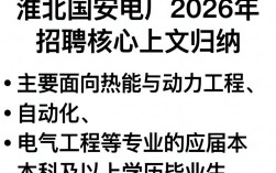 淮北国安电厂招聘，淮北国安电厂最新招聘条件及薪资待遇