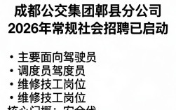郫县公交公司招聘，郫县公交招聘司机条件及待遇