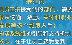 员工不愿意调部门，HR如何有效沟通让其接受？