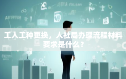 工人工种更换，人社局办理流程材料要求是什么？
