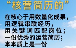 运营简历怎么填？零经验运营简历模板范文