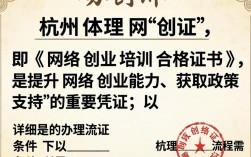 杭州网创证办理流程是什么？需要哪些材料？