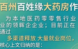 滁州百姓缘招聘最新信息有哪些？百姓缘药店招人吗？