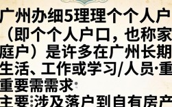 广州个人户办理流程材料全攻略，2024最新步骤详解