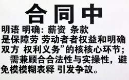 合同中薪资具体怎么写才规范且避免纠纷？薪资条款怎么写才合法？