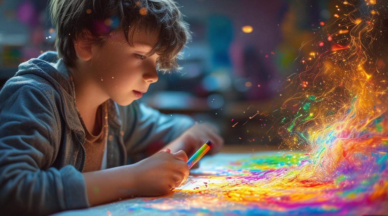 彩色的神笔写作文，如何运用创意技巧写出精彩长篇？-图1