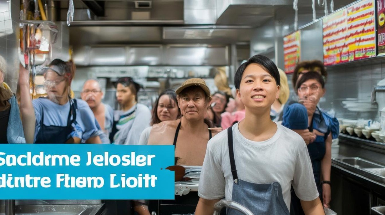 服务员洗碗人员招聘为何餐饮业洗碗工岗位如此抢手？-图1