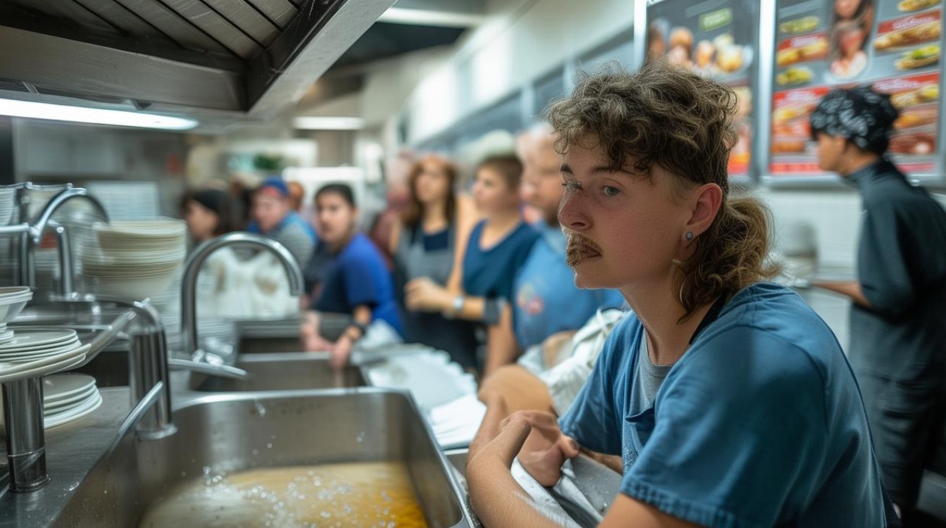 服务员洗碗人员招聘为何餐饮业洗碗工岗位如此抢手？-图3