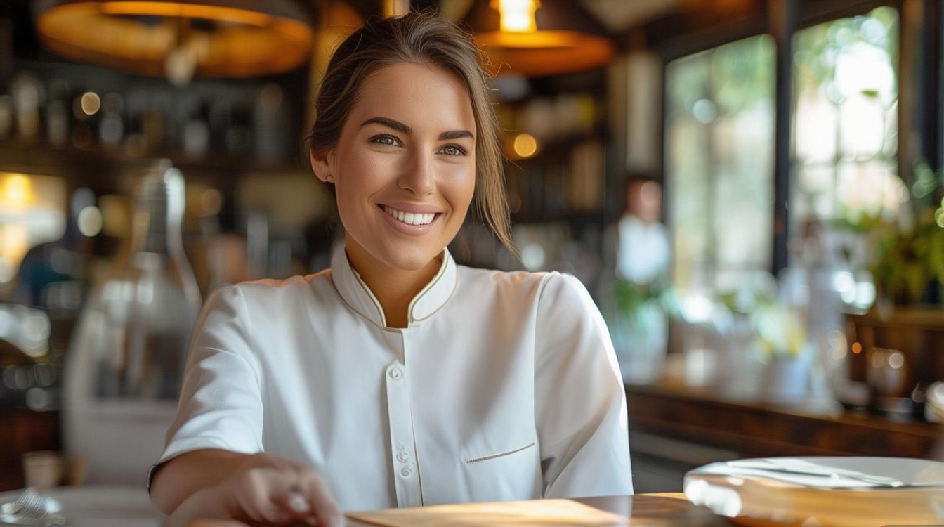 服务员职位描述有哪些要点？样板示例中包含了哪些内容？-图1