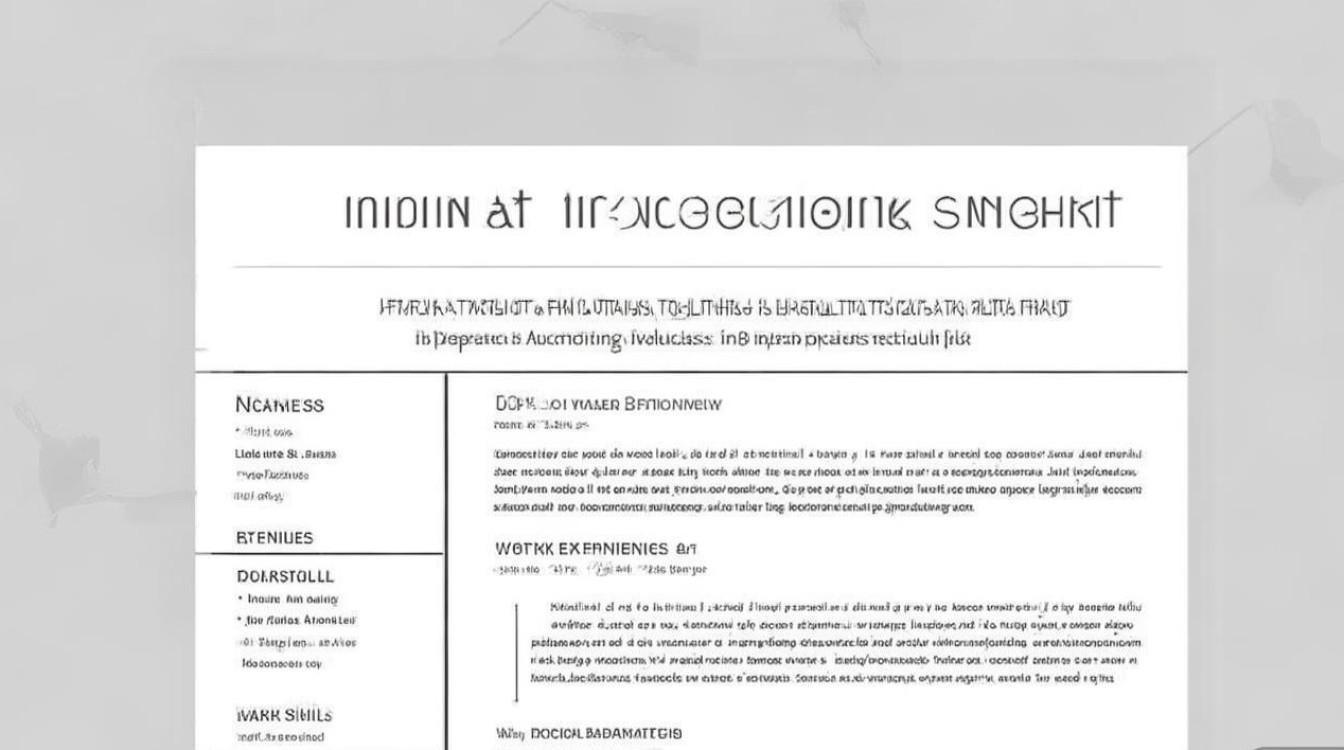 内账会计简历如何撰写更能吸引HR？会计简历模板-图1