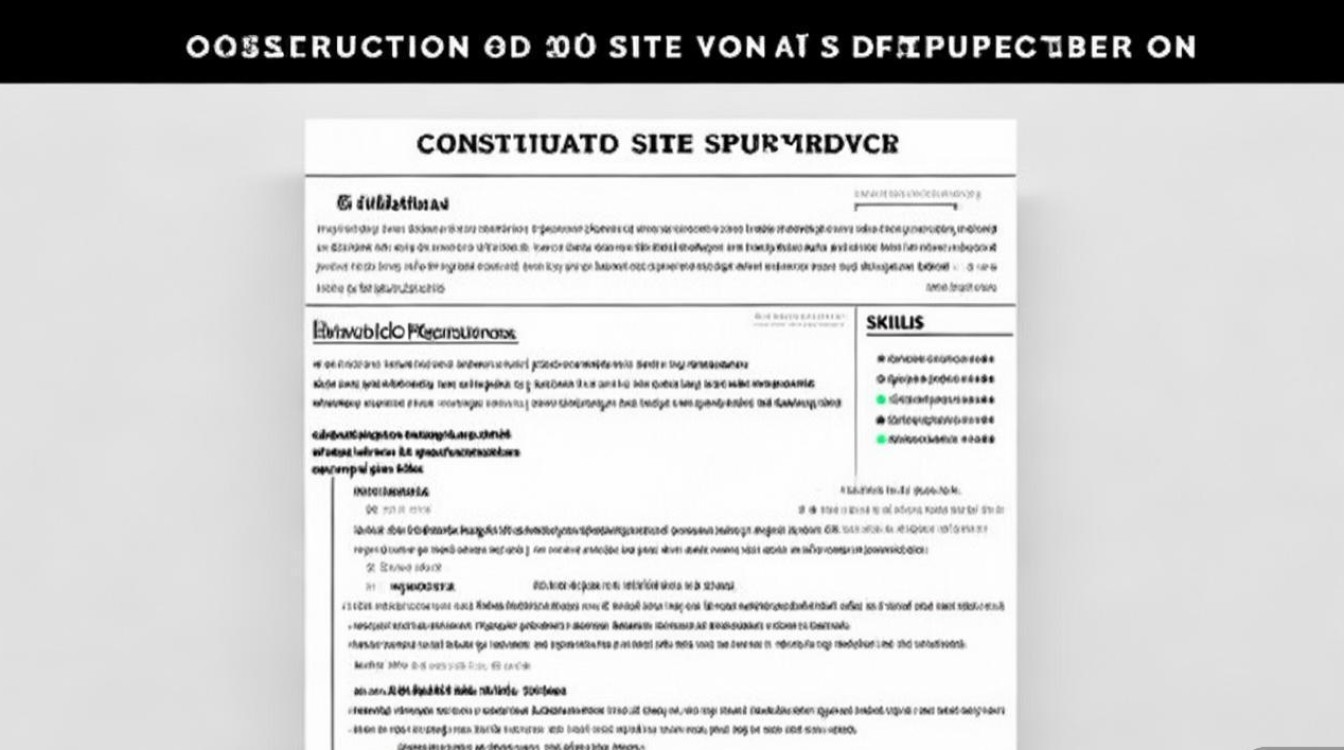 监理简历撰写要点，如何打造一份出色的现场监理应聘简历？-图2