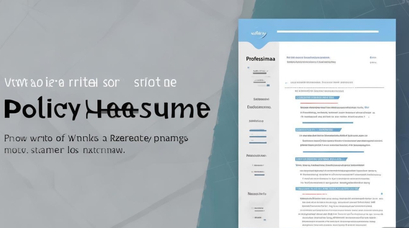 政策个人简历写作要点与范文详解，如何打造脱颖而出的一份政策领域简历？-图1