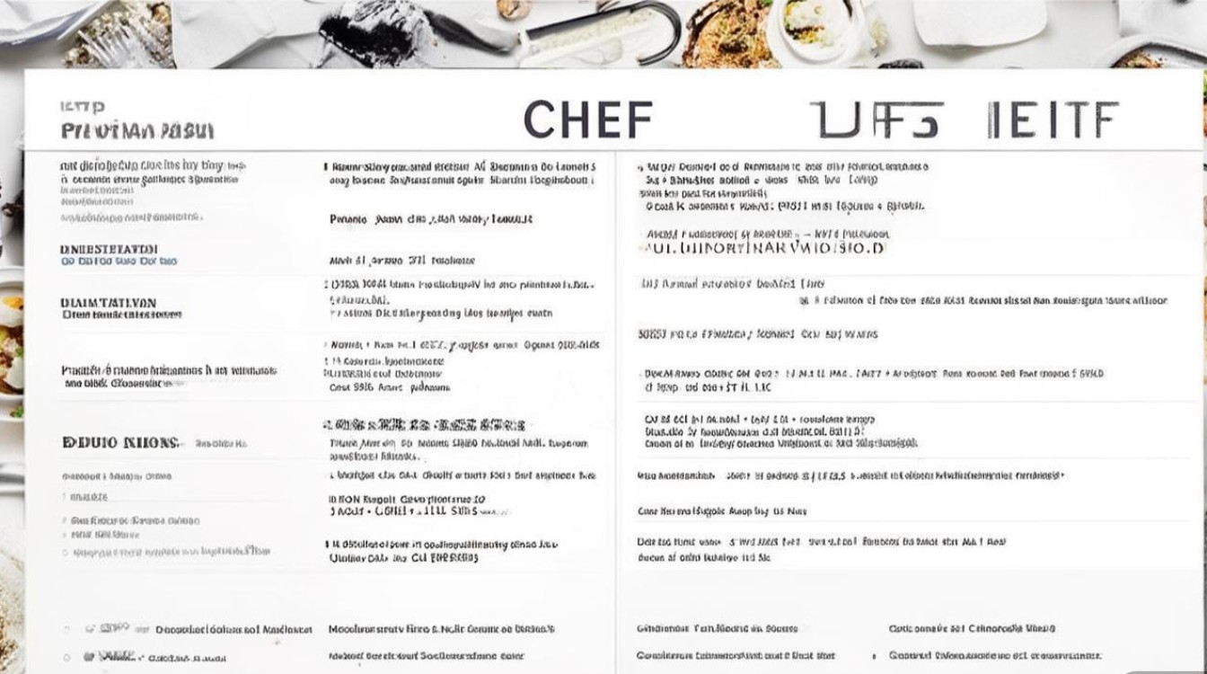 厨师简历模板详解，如何撰写专业厨师简历案例分享？-图1