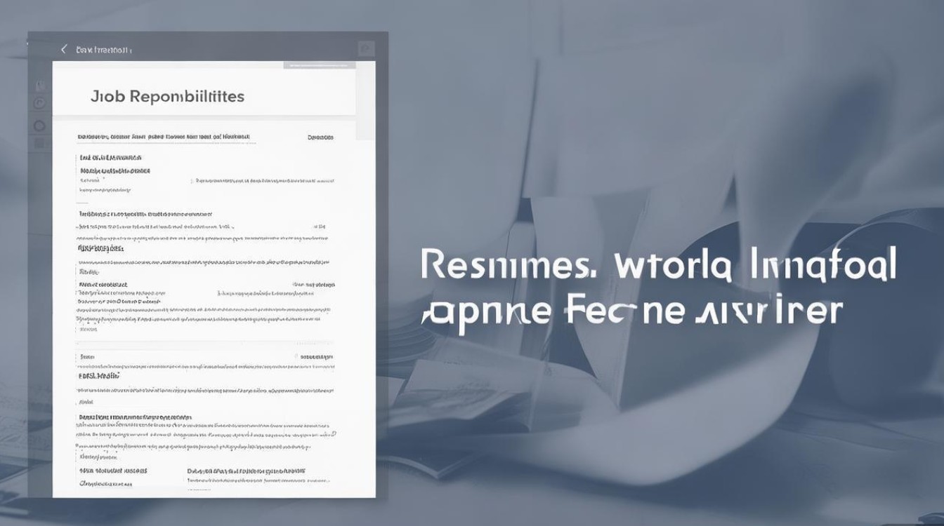 简历中如何精准描述职责,才能让主要职责更突出?-图3 简历中如何精准描述职责,才能让主要职责更突出?-图3