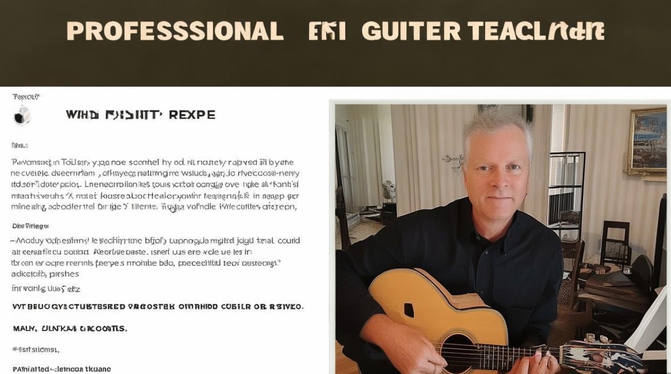 如何撰写吉他老师简历？打造简洁大方的个人简介技巧揭秘？-图1