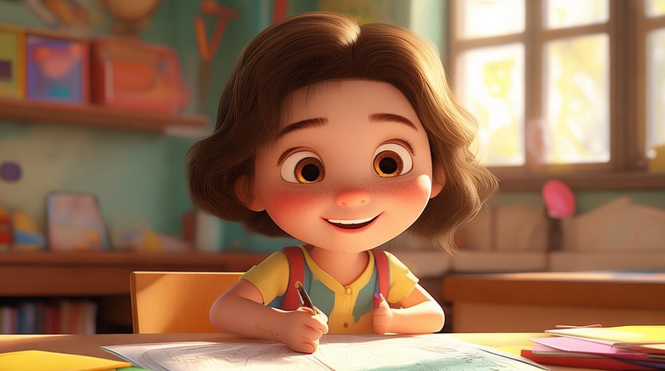 如何巧妙描绘，让作文中的可爱女孩形象跃然纸上？-图1