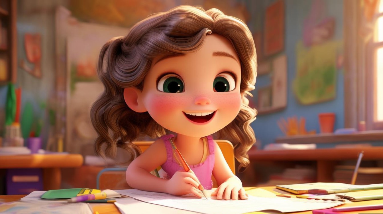 如何巧妙描绘，让作文中的可爱女孩形象跃然纸上？-图2