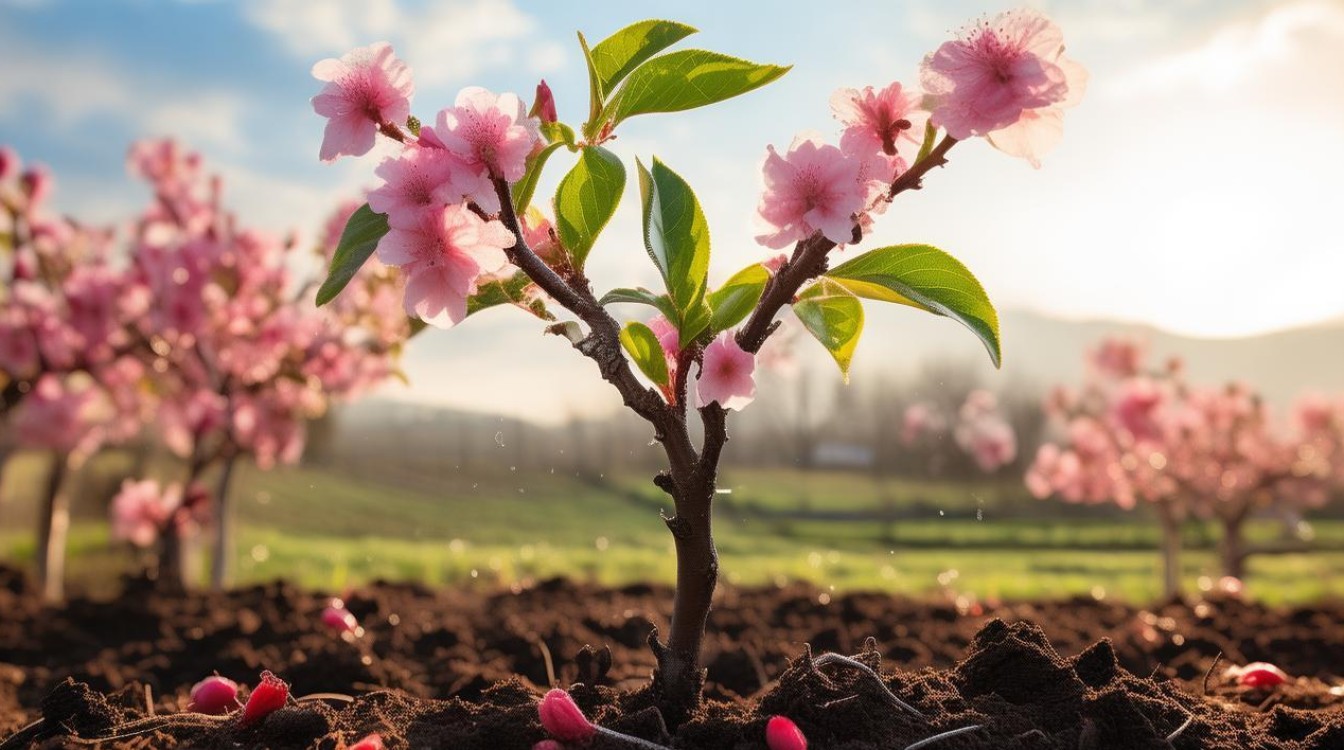 桃树生长全过程揭秘,从播种到结果,这些细节你了解吗?-图3 桃树生长全过程揭秘,从播种到结果,这些细节你了解吗?-图3