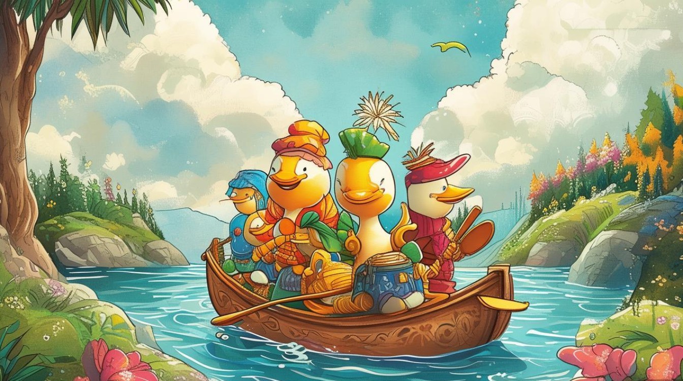 如何构思一篇引人入胜的小鸭子旅行记作文标题？-图1