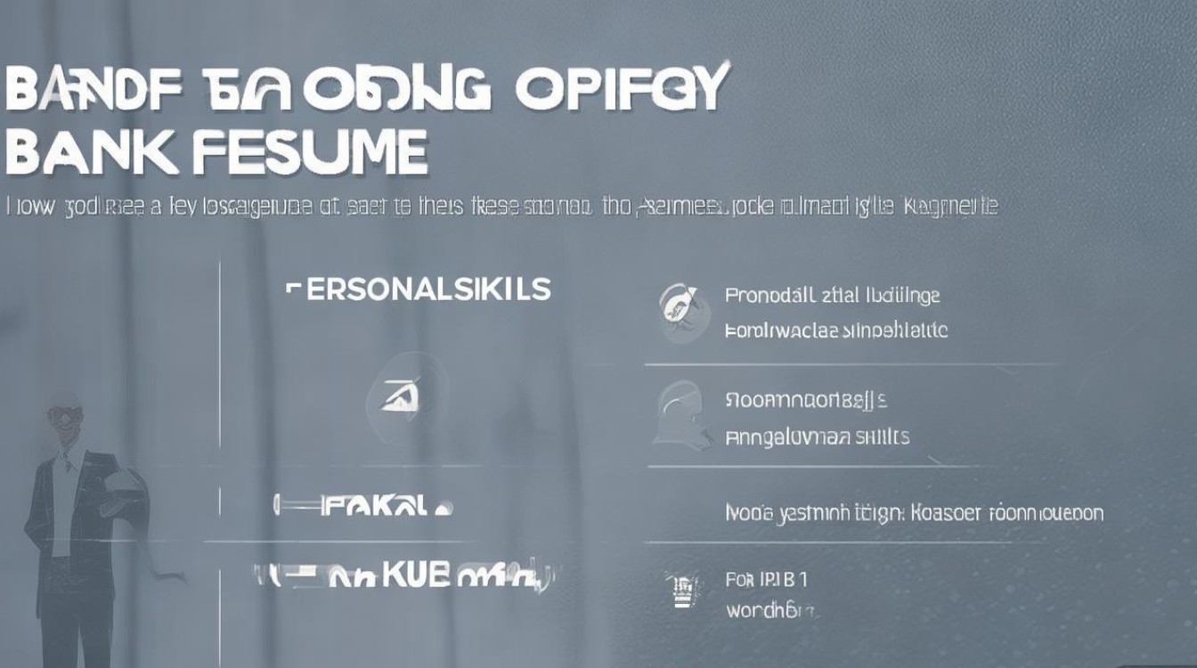 银行简历个人技能和工作能力描述，具体如何填写才能突出优势？-图1