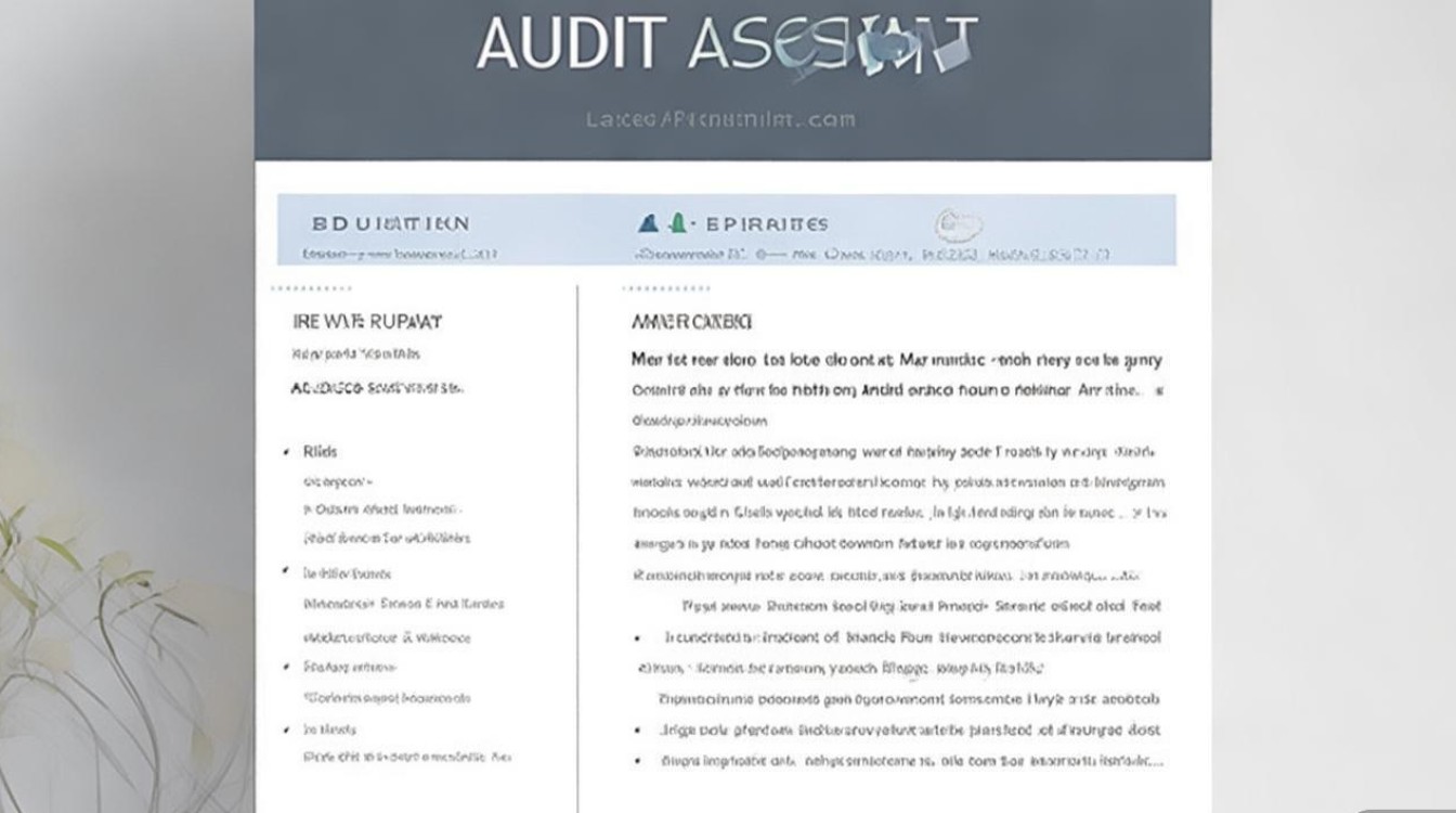 审计助理简历撰写有何关键要素？如何突出个人优势？-图1