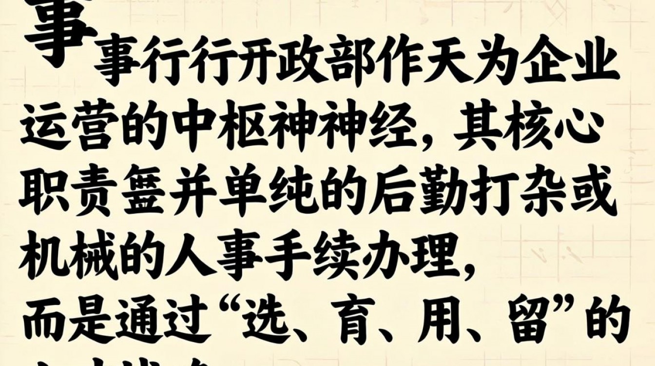 人事行政部岗位职责是什么？人事行政部工作内容详解-图1