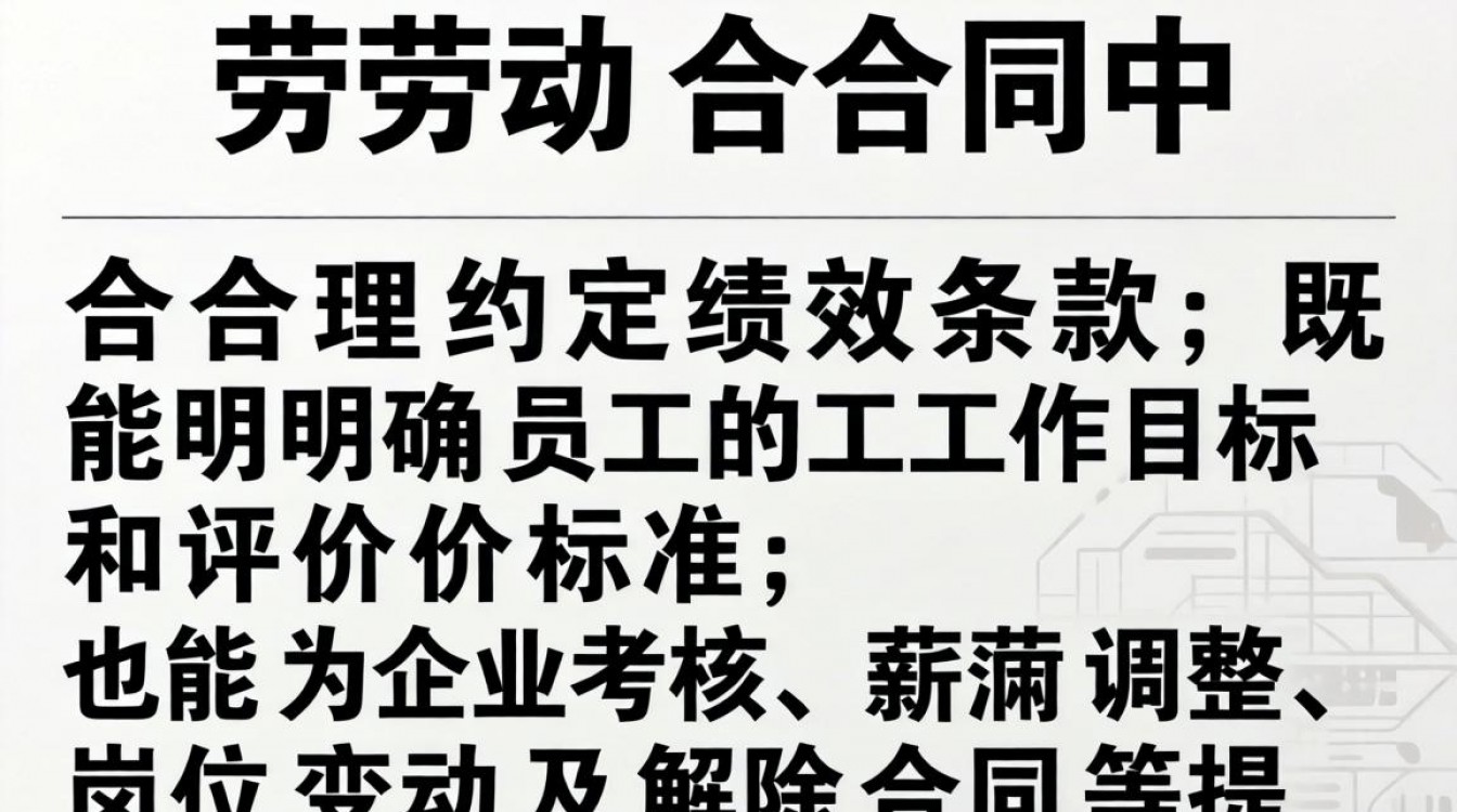 劳动合同里绩效条款怎么写才合法有效?绩效条款怎么约定才合规?-图2 劳动合同里绩效条款怎么写才合法有效?绩效条款怎么约定才合规?-图2