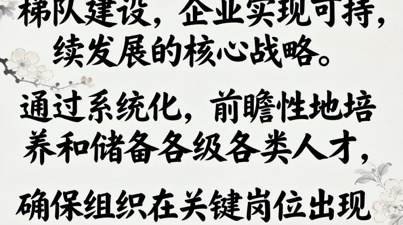 企业人才梯队建设方案如何高效构建?企业人才梯队建设具体步骤有哪些?-图3 企业人才梯队建设方案如何高效构建?企业人才梯队建设具体步骤有哪些?-图3
