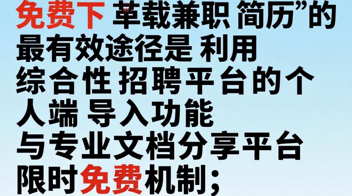 怎么免费下载兼职简历,哪里可以免费下载兼职简历模板-图1 怎么免费下载兼职简历,哪里可以免费下载兼职简历模板-图1