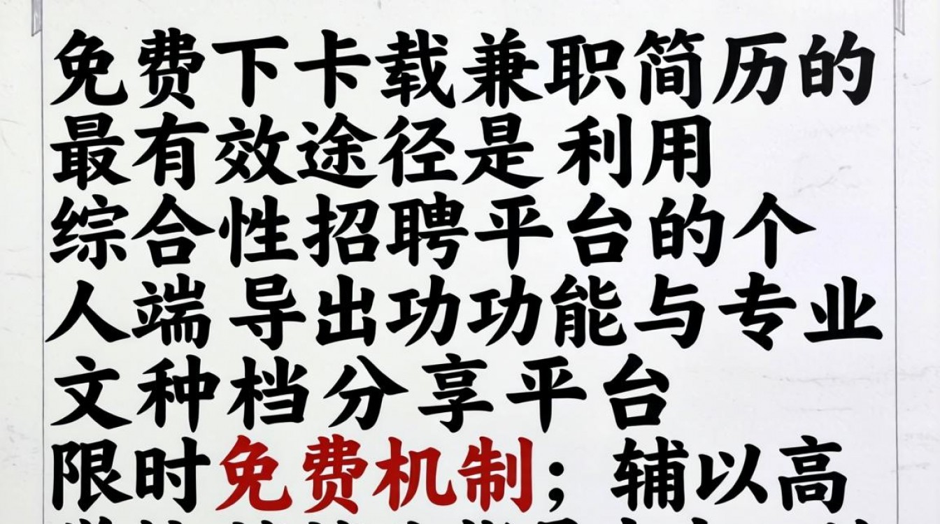 怎么免费下载兼职简历,哪里可以免费下载兼职简历模板-图3 怎么免费下载兼职简历,哪里可以免费下载兼职简历模板-图3