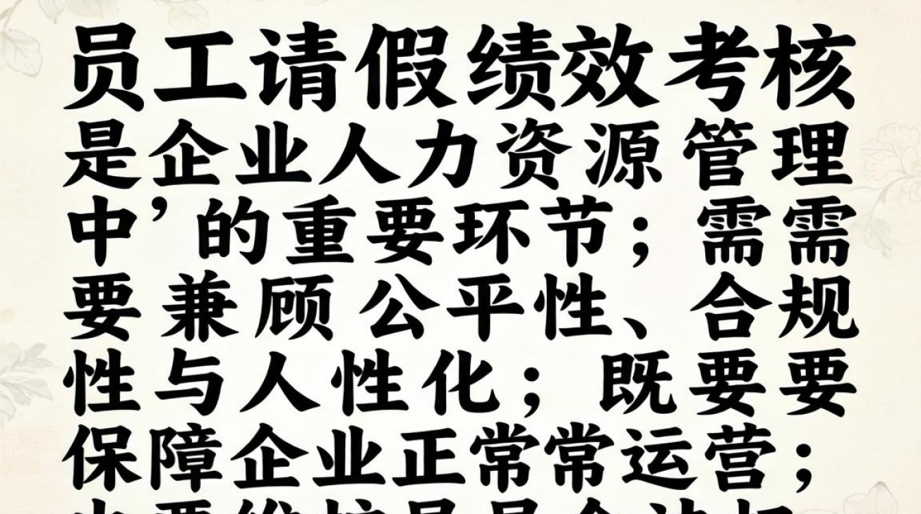 员工请假期间绩效怎么算?公司有明确规定吗?-图1 员工请假期间绩效怎么算?公司有明确规定吗?-图1