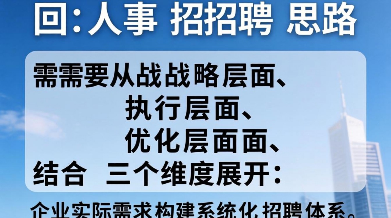 人事招聘思路如何回答?面试官常问的招聘思路怎么答?-图1 人事招聘思路如何回答?面试官常问的招聘思路怎么答?-图1
