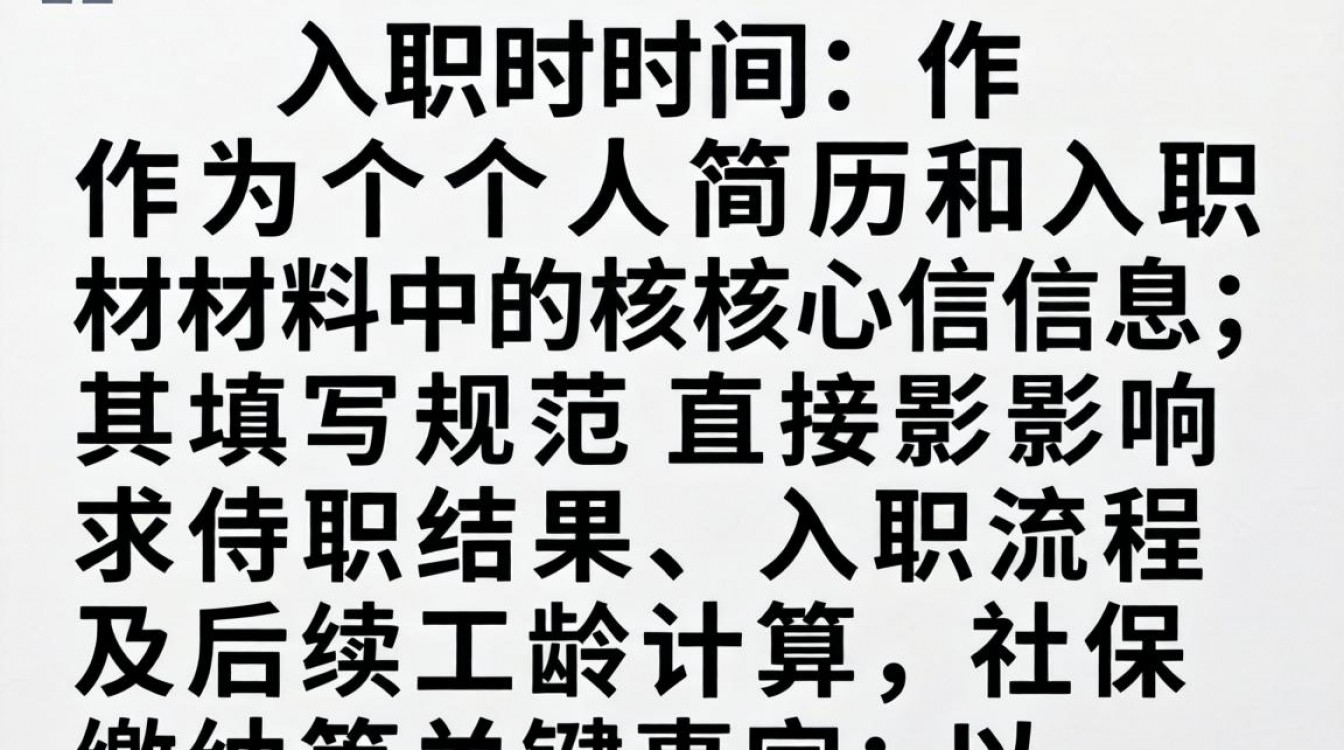 入职时间怎么写才正确?简历入职日期填写规范指南-图1 入职时间怎么写才正确?简历入职日期填写规范指南-图1